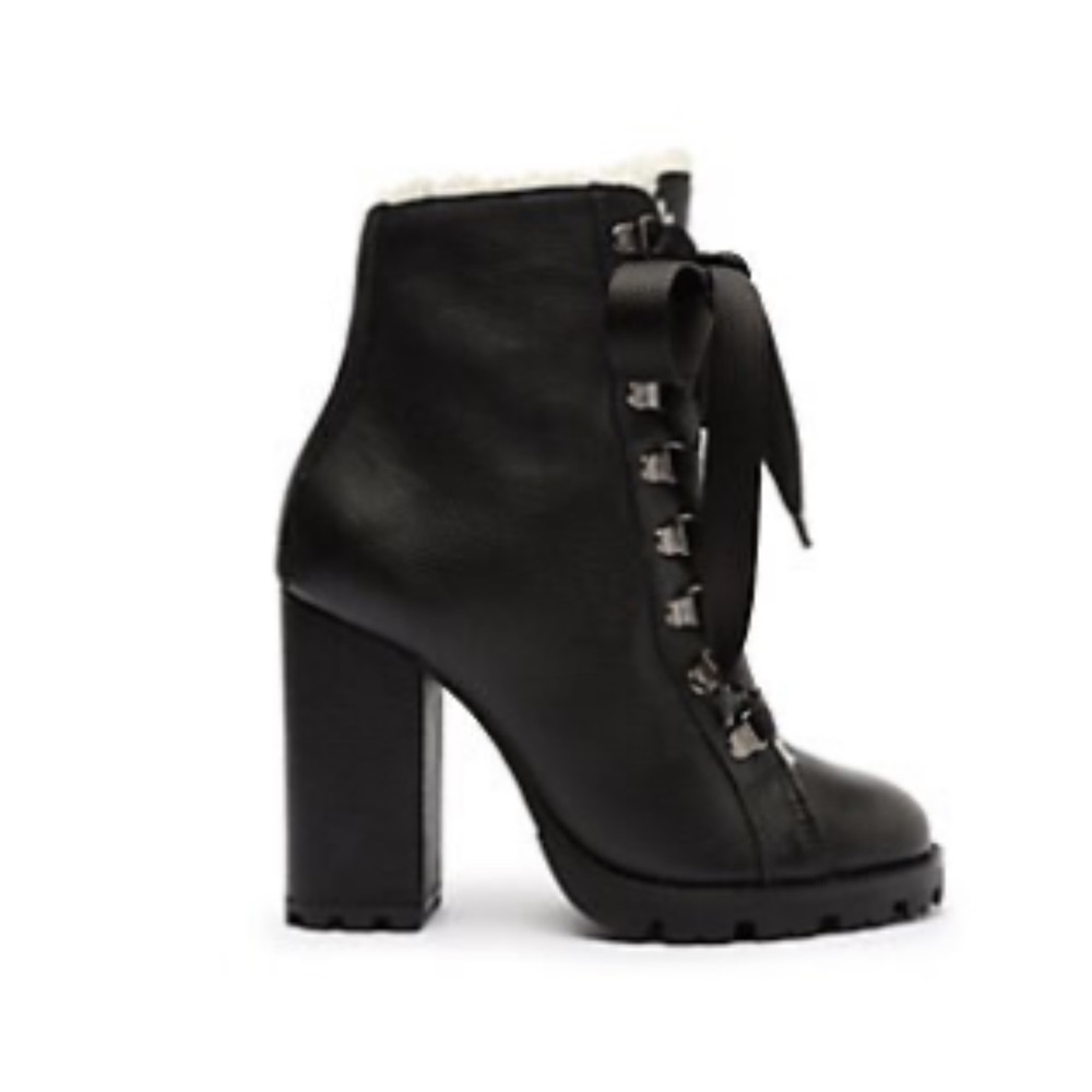 Schutz Zhara winter leather ankle boots 7.5